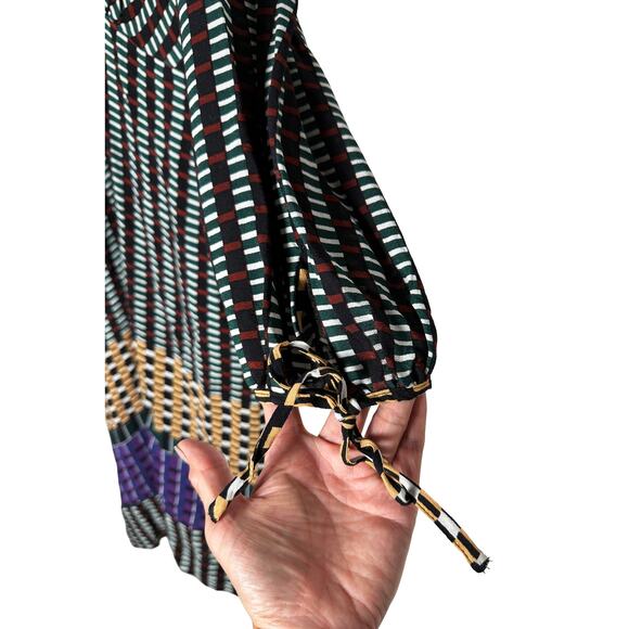 Anthropologie x Maeve Women's Gianna Long Sleeve V Neck Tunic Dress Professional - Picture 8 of 12